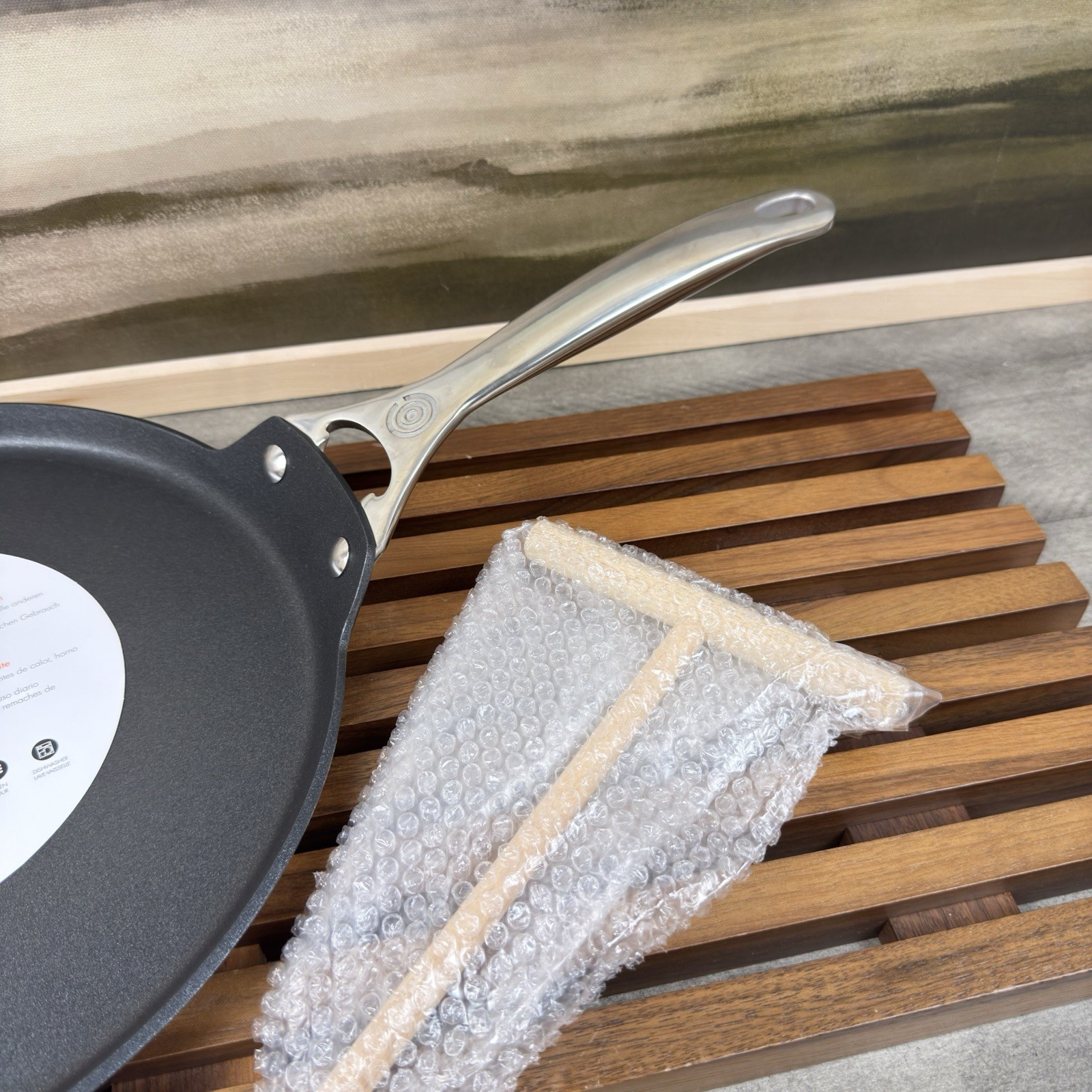 Williams Sonoma Le Creuset Toughened Nonstick PRO Crepe Pan 11” Scuffed Read
