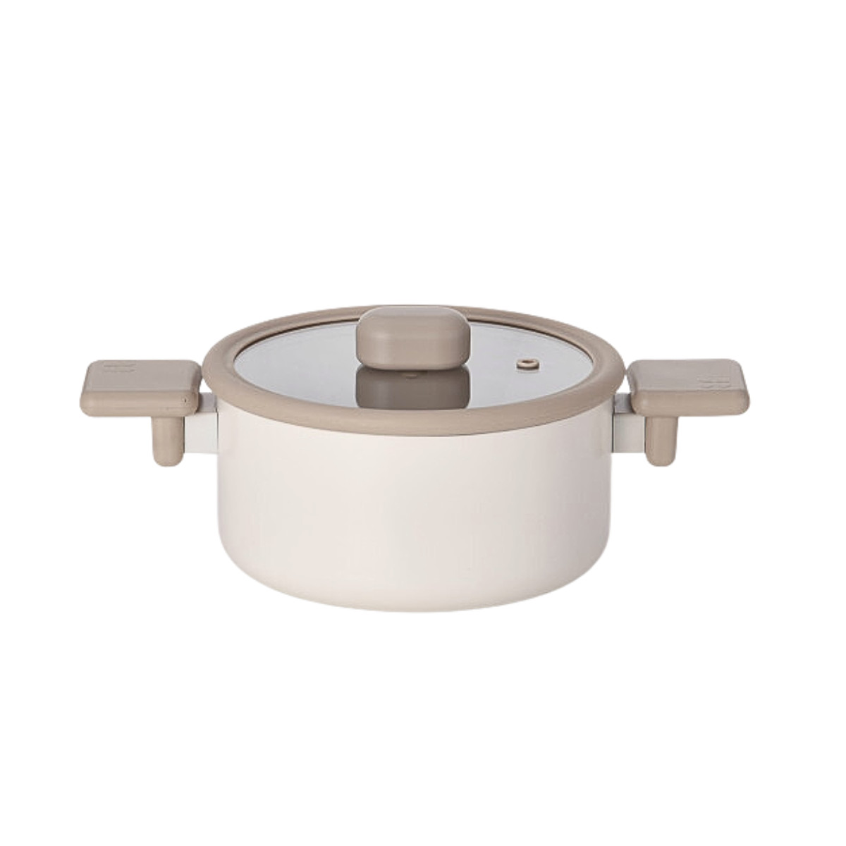 Chou Chou Kitchen Nonstick 1.7QT Stock Pot with Lid, Stew Soup Noodle Casserole