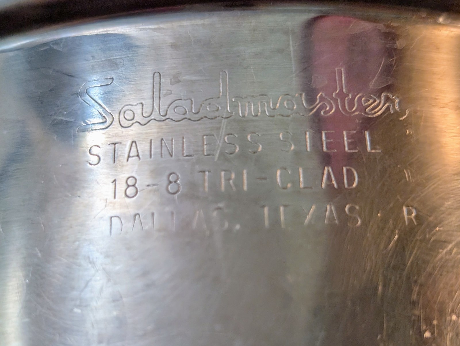 SALADMASTER 18-8 Tri-Clad Stainless Steel 15 Piece Vintage Cookware Set Made USA