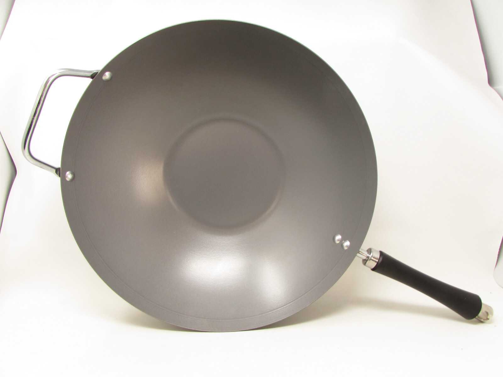 Nordic Ware Asian Spun Wok 14″ Metallic Made in USA