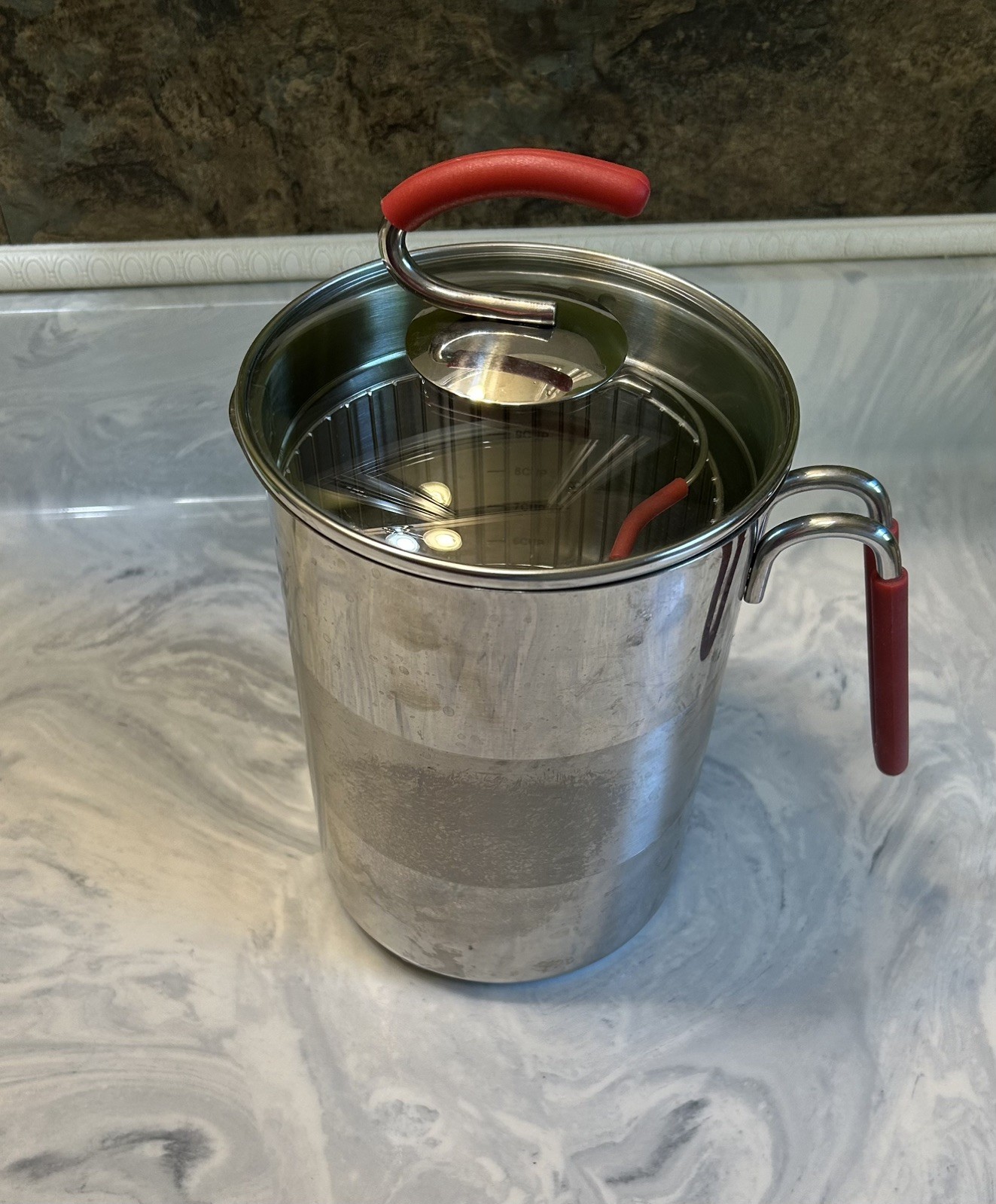 Kuhn Rikon 4th Burner Asparagus Pasta Tall Pot Steamer Lid & Basket Stainless