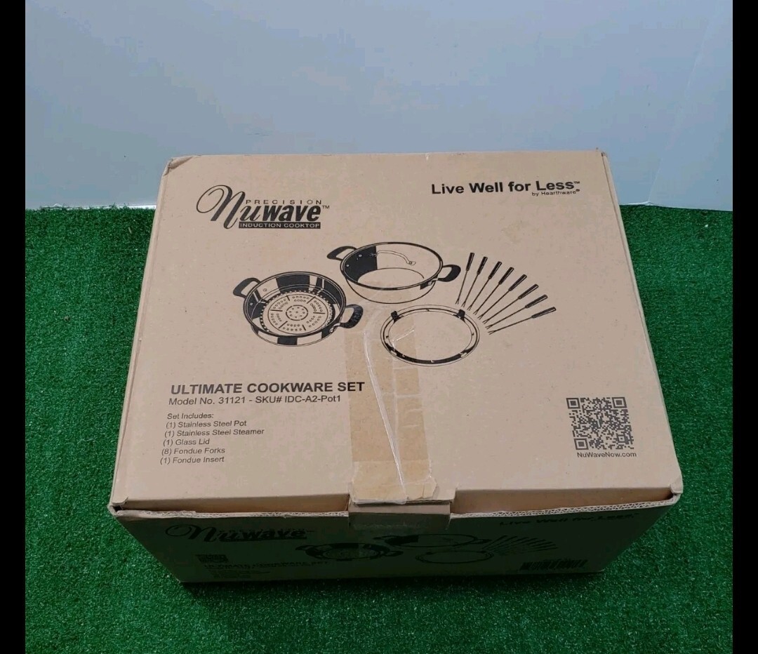 NUWAVE Induction Cooktop ULTIMATE COOKWARE SET MODEL NO. 31121