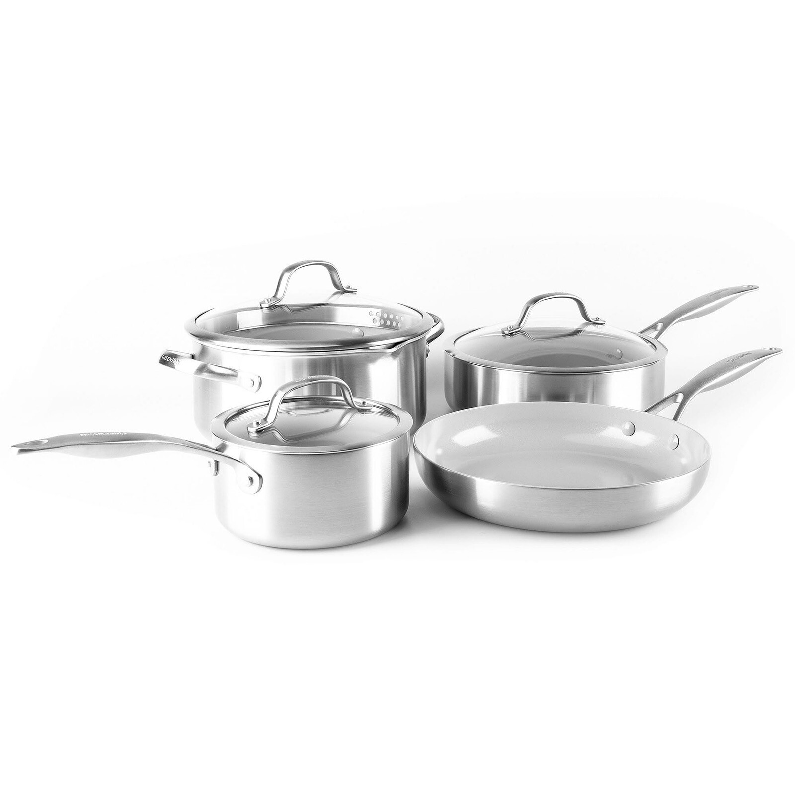 Greenpan Venice Pro 7 Piece Cookware Set Non-Toxic Non-Stick Ceramic