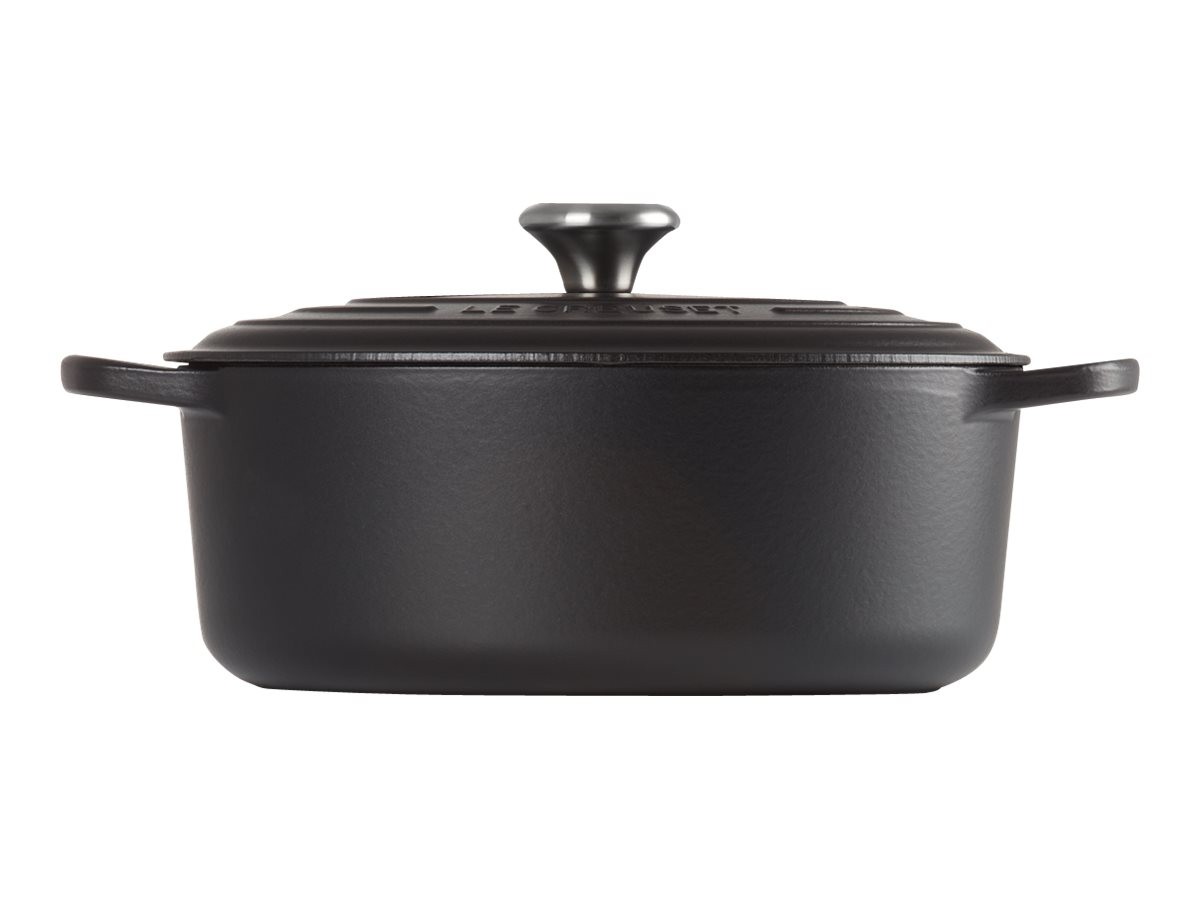 Le Creuset Signature Oval Casserole 29cm Black Pot / Frying Pan
