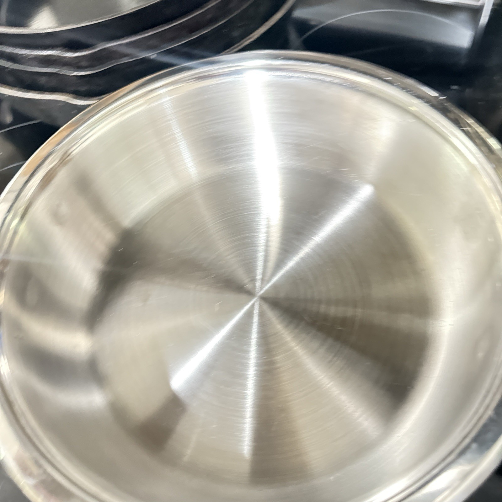 8 Piece Set Nutri Stahl Rainbow stainless Cookware Saucepan Stock Pots W/lids