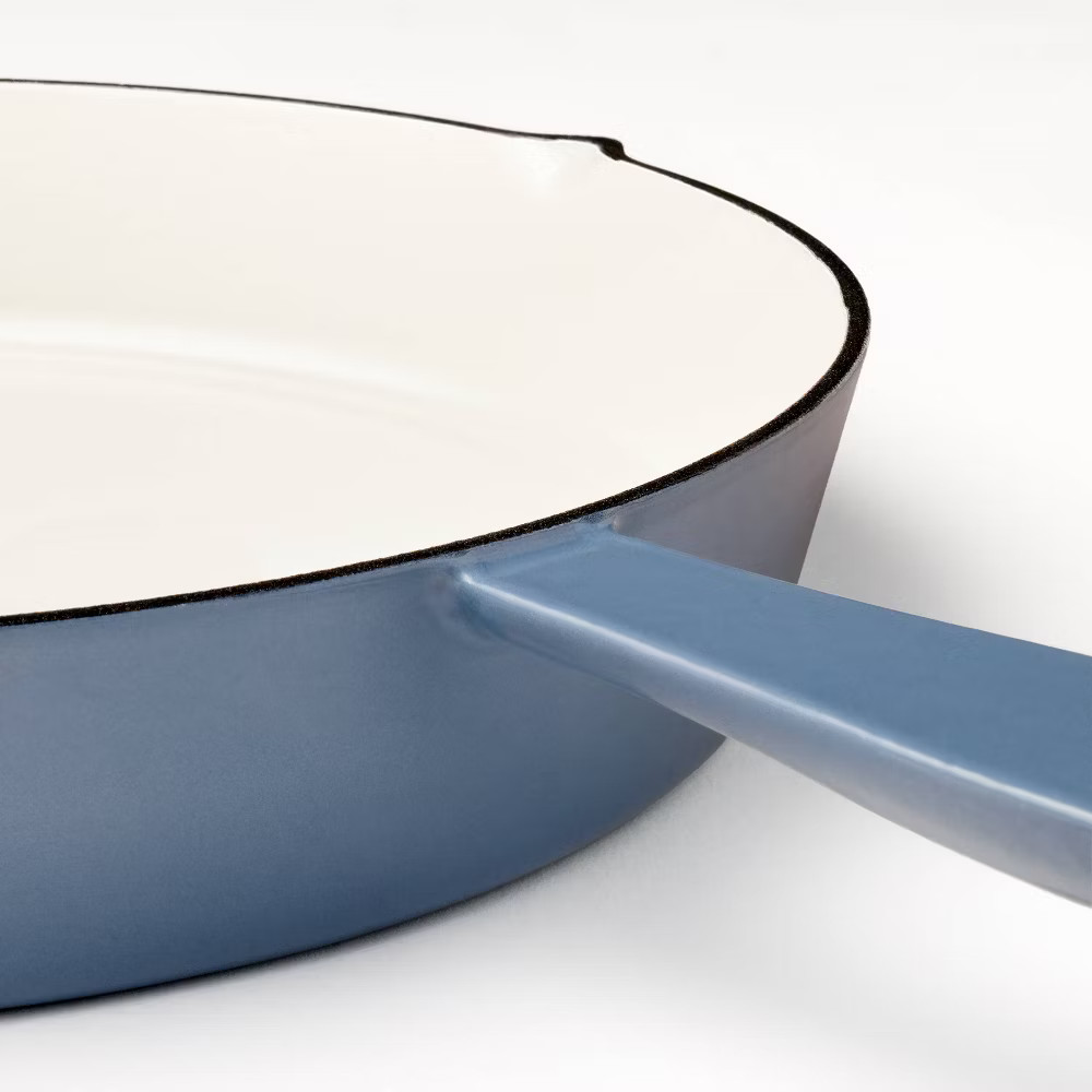 12″ Enamel Skillet Blue – Figmint