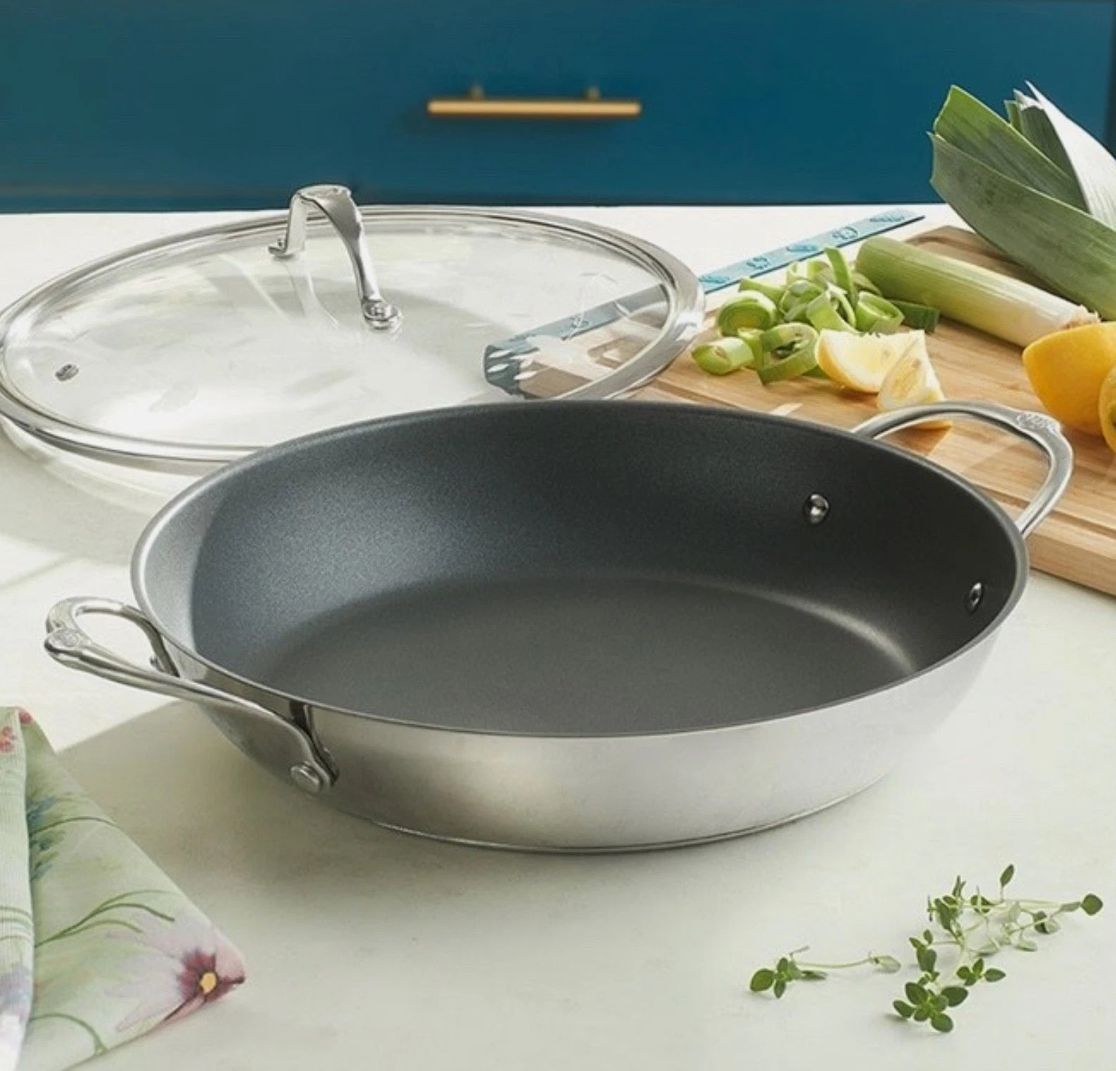 Princess House HERITAGE SIGNATURE 12” Nonstick Paella Pan (10623) NEW IN BOX