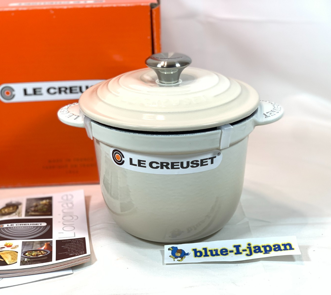 Le Creuset Cocotte Every Rice Pot 18cm 2.25qt Meringue Enamel Cast Iron