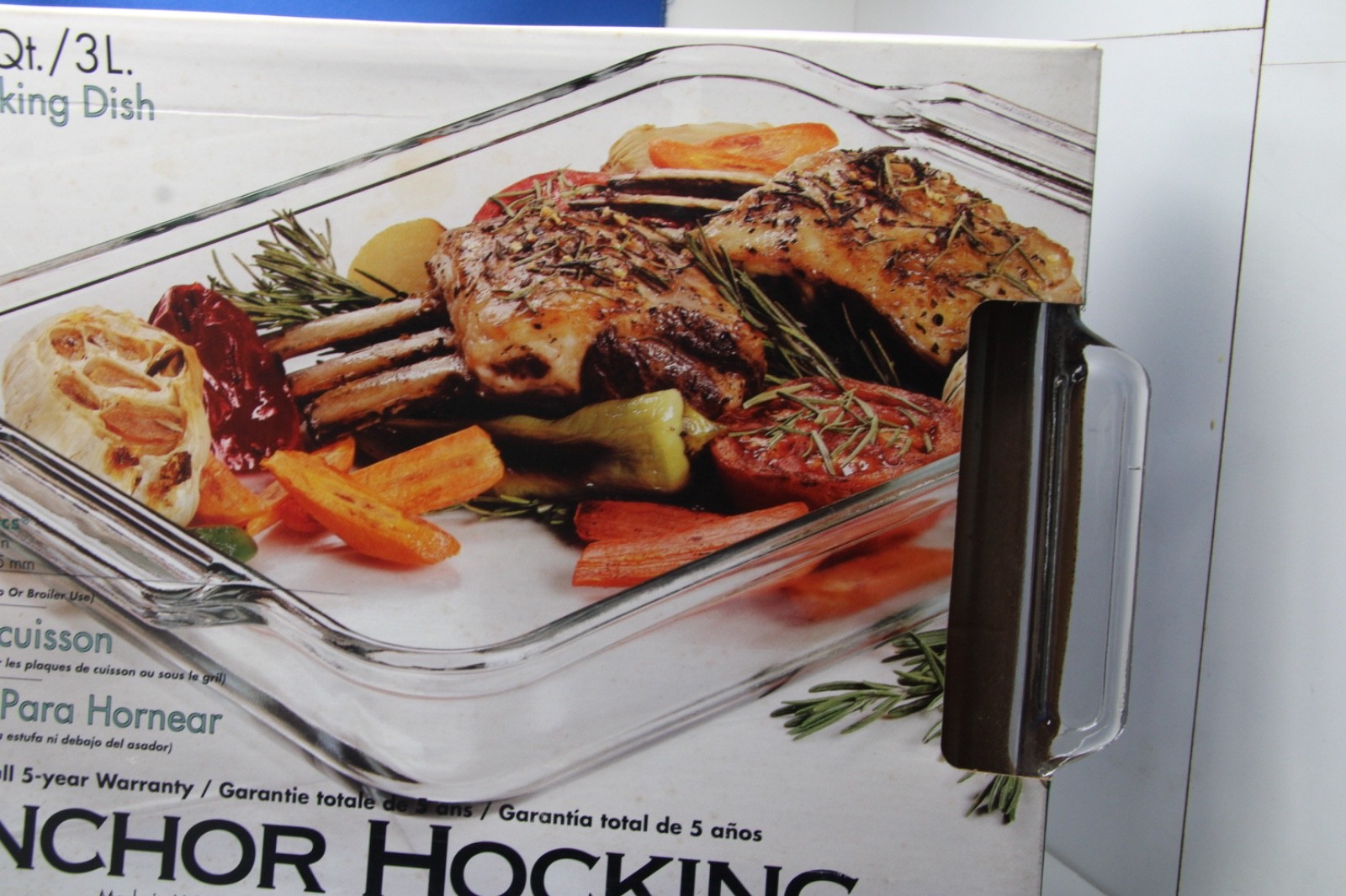 Anchor Hocking 3qt. Oven Basics 9″x13″ Rectangular Baking Dish Clear Glass USA