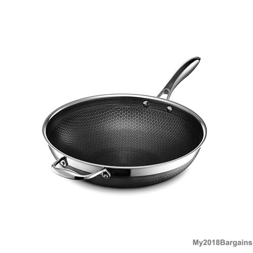 HexClad Hybrid Nonstick 12-Inch Wok