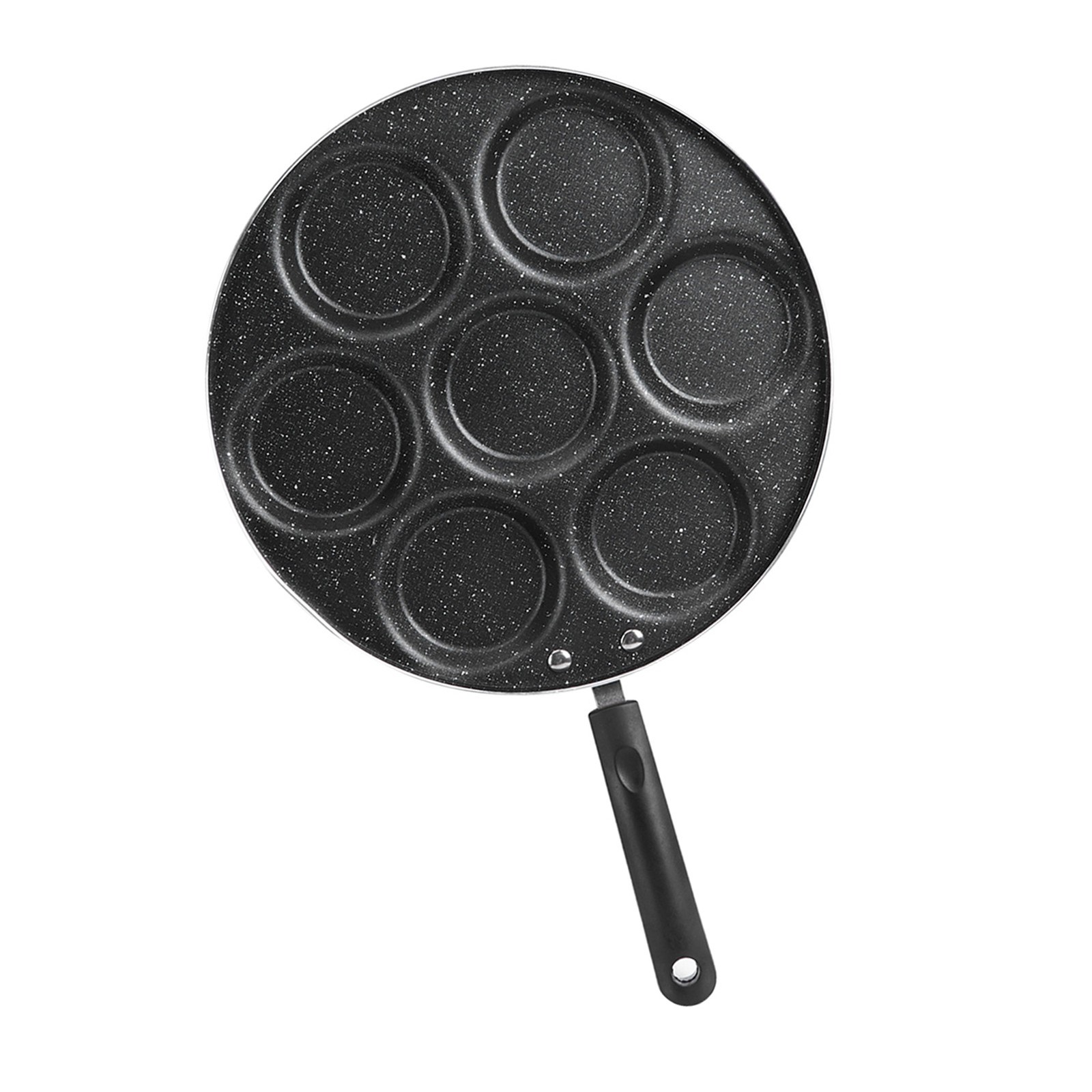 7-Hole Non Stick Cooking Pan For Fried Eggs Burger Mold Kitchen Supplies ZXS