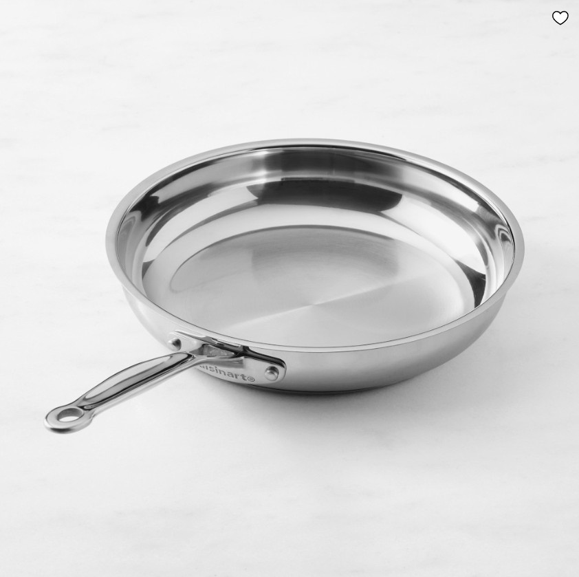 Cuisinart Chef’s Classic Stainless-Steel Skillets 12”
