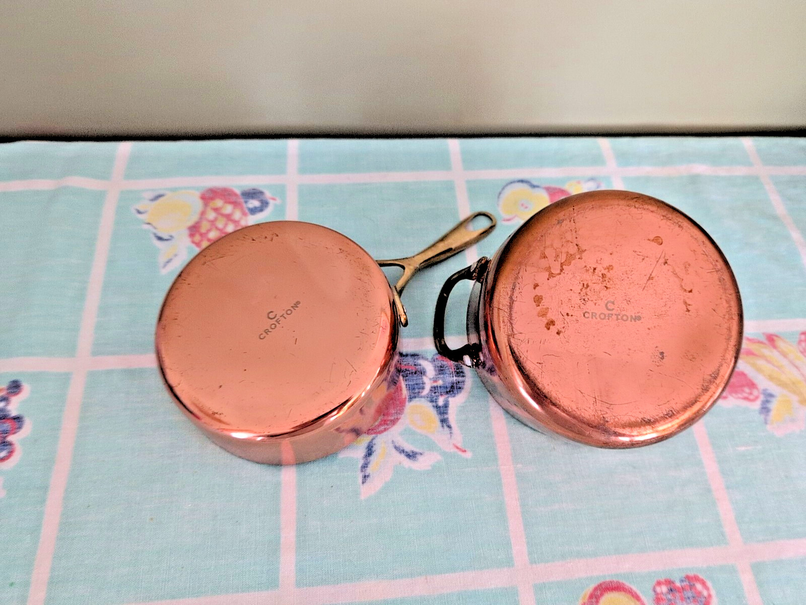 2 Crofton Mini Sauce & Fry Pan Copper Farmhouse Kitschen