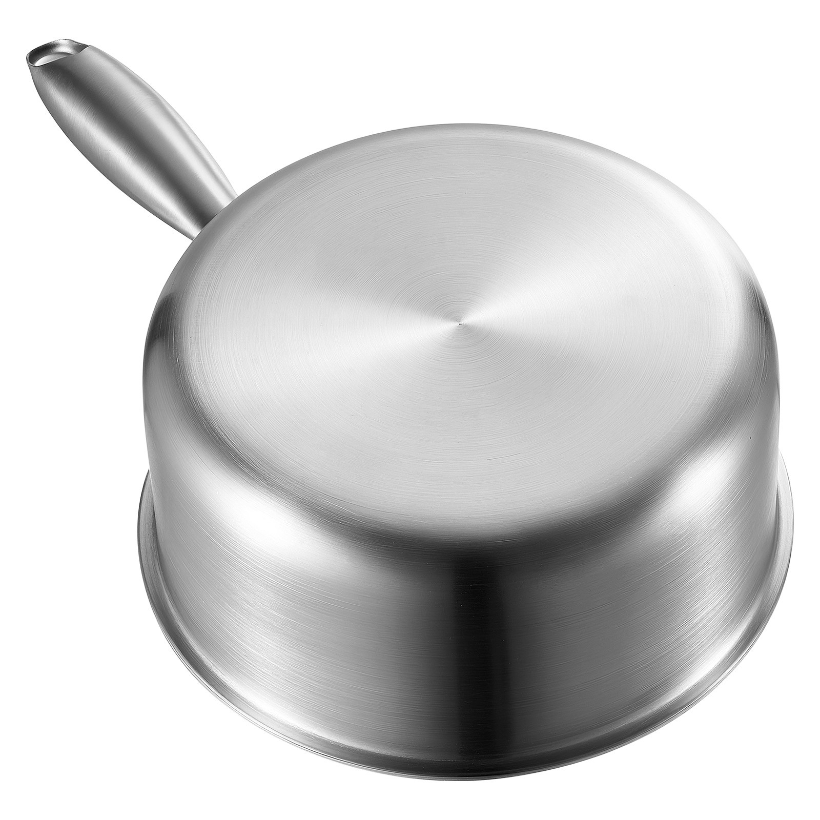 VEVOR 1.5 QT Saucepan with Steamer Stainless Steel Saucepan with Glass Lid