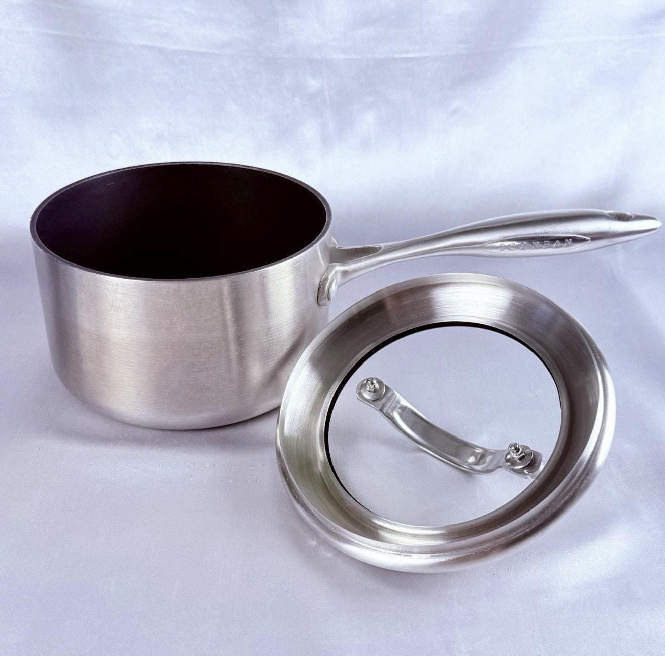 Scanpan CTX 2 Qt Saucepan with Lid Denmark Ceramic Titanium Nonstick Induction