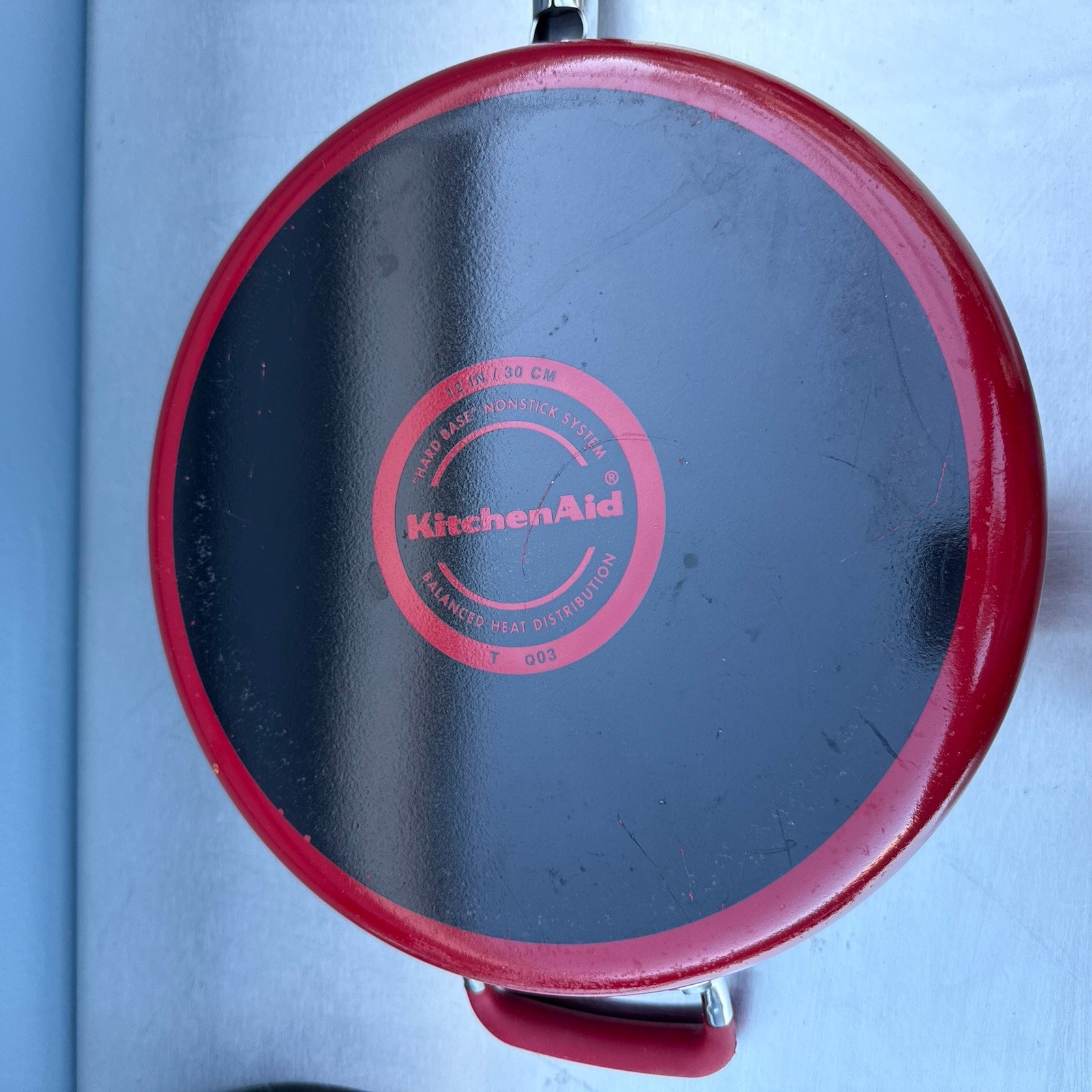 KitchenAid Hard Base Saute Pan 12” Balanced Heat Distribution T Q03 READ*