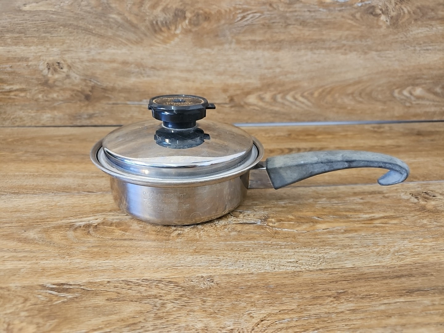 Seal O Matic Thermium Multi Plex Stainless Steel 8″ Sauce Pot With Lid