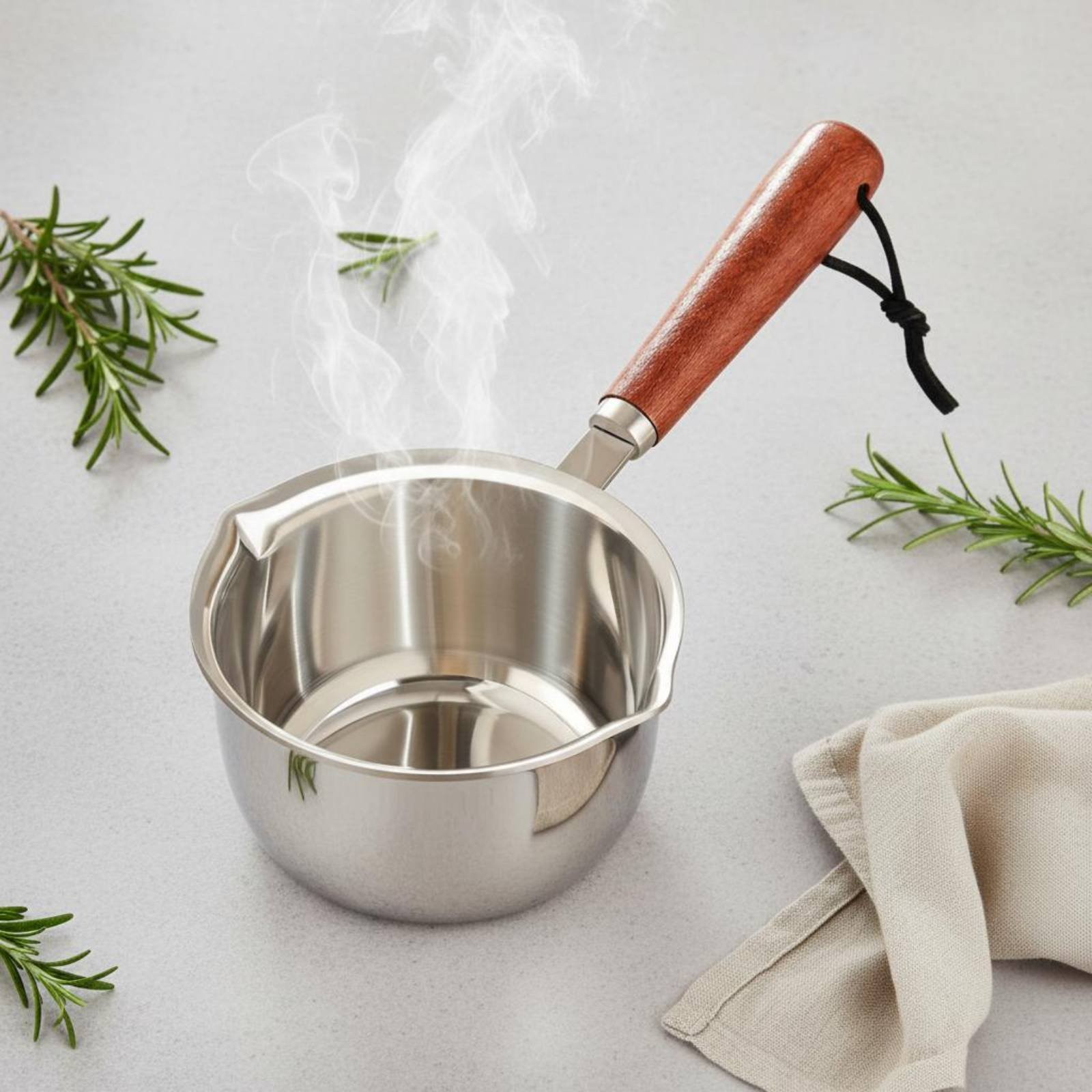 Oil Pot Rust-Resistant Small Saucepan for Kitchen