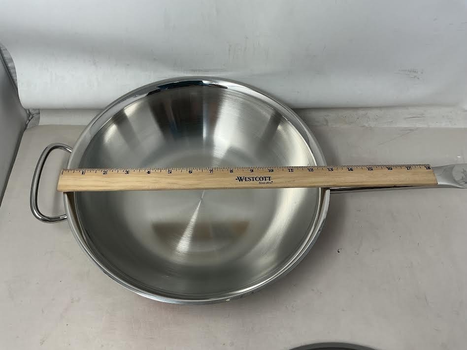 Fissler original-profi collection Stainless Steel Wok-Pan (12-in, 4,4 Quart)