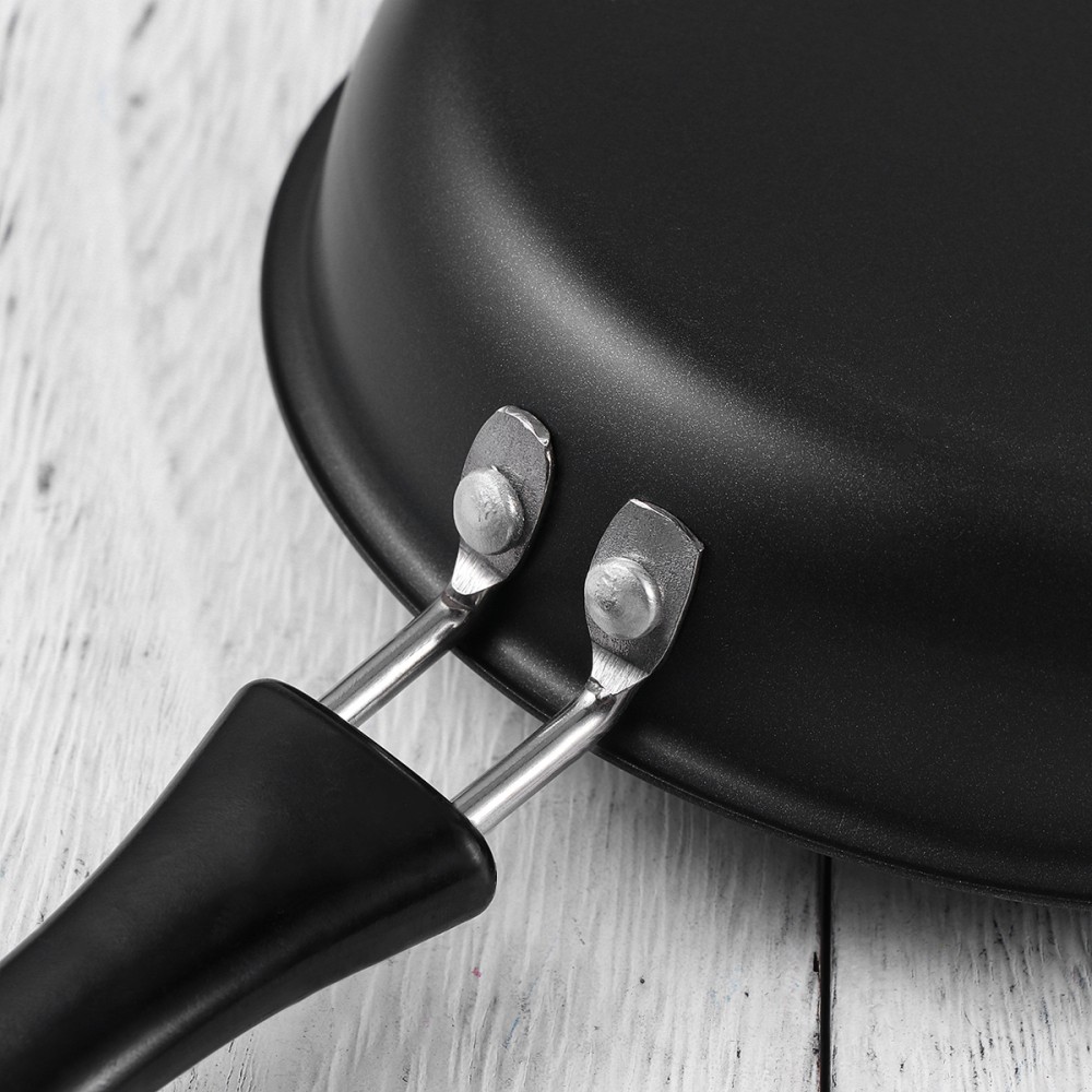 1Pcs Reusable Non-Stick Egg Frying Pan Black Mini Omelette Cooking Pan