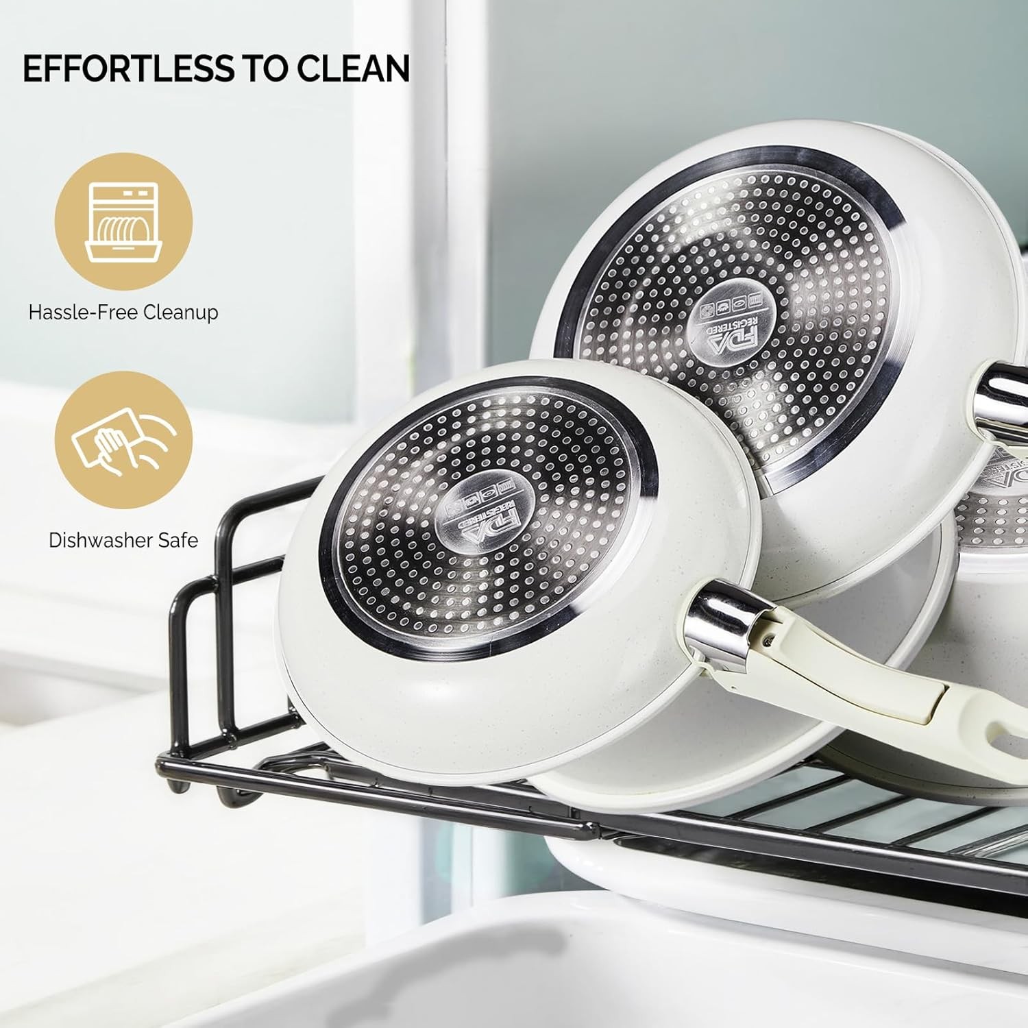 All-in-One Nonstick Kitchen Set, 19 Pieces Pots, Pans, Lids & Detachable Handle