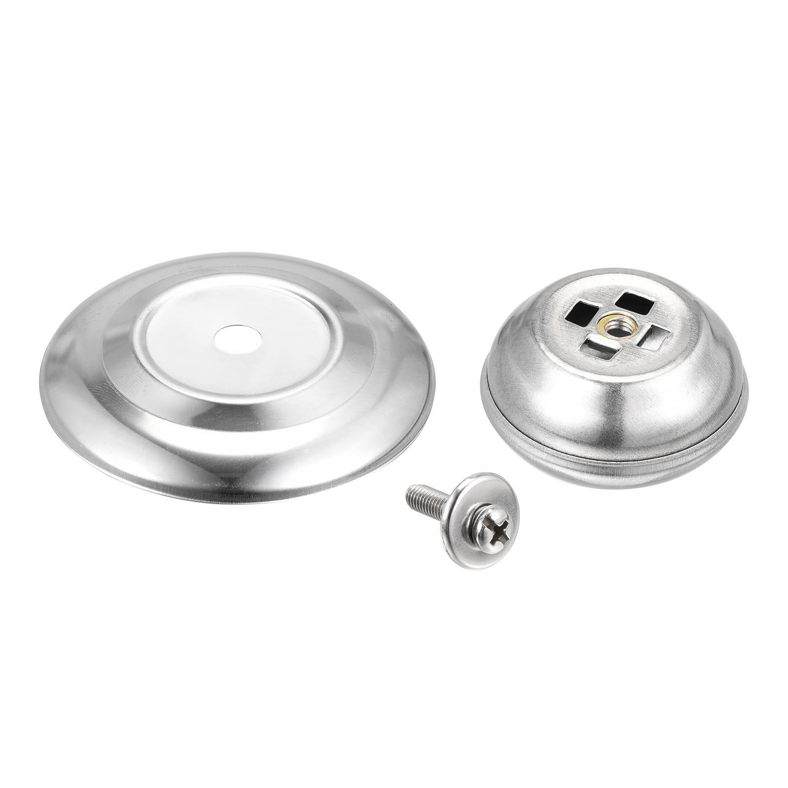 Universal Pot Lid Knob, Stainless Steel Replacement Knob 58x41x30mm, 2pcs