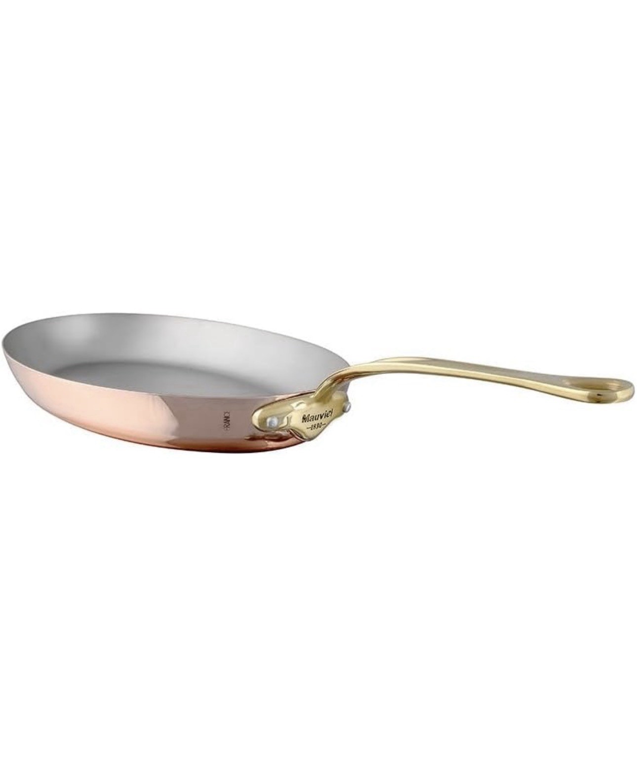 Mauviel M’Heritage 150 B 1.5mm Frying Pan 13.7 x 9.8-in,