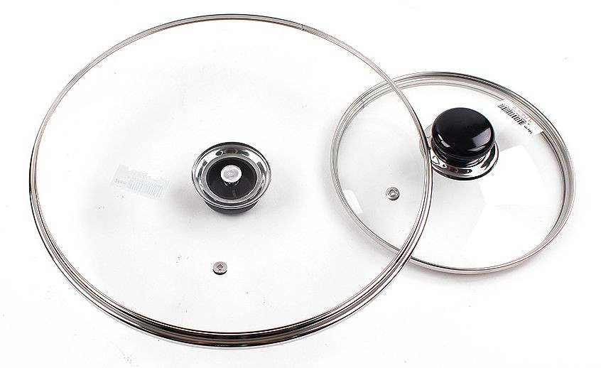 Multi Tempered Glass Cover Lid Only 18~34cm for Pot, Frying pan, Pan Replacement