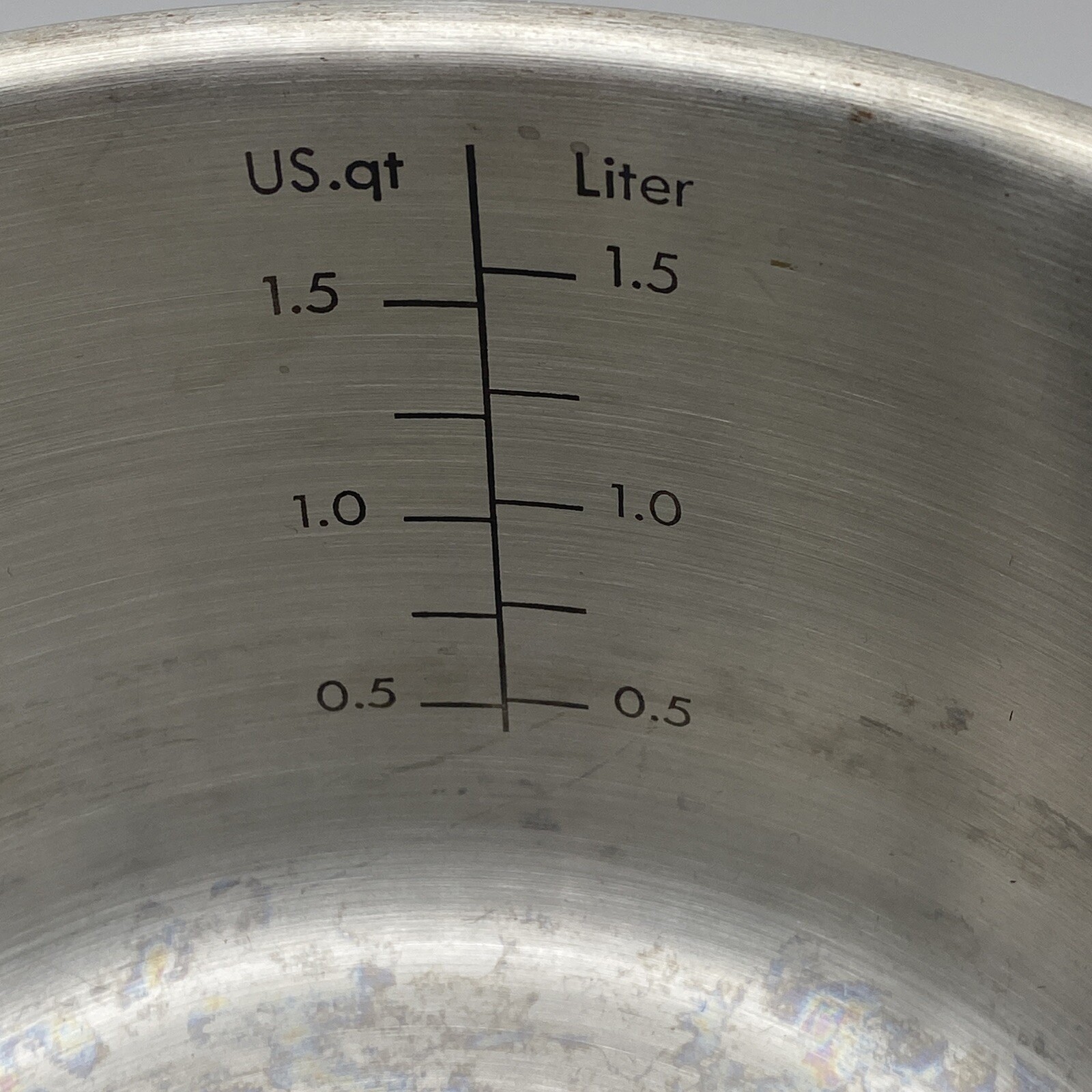 SCHULTE-UFER Stainless Steel 18/10 Silver 1.5 qt / Liter Measuring Pot JH1110
