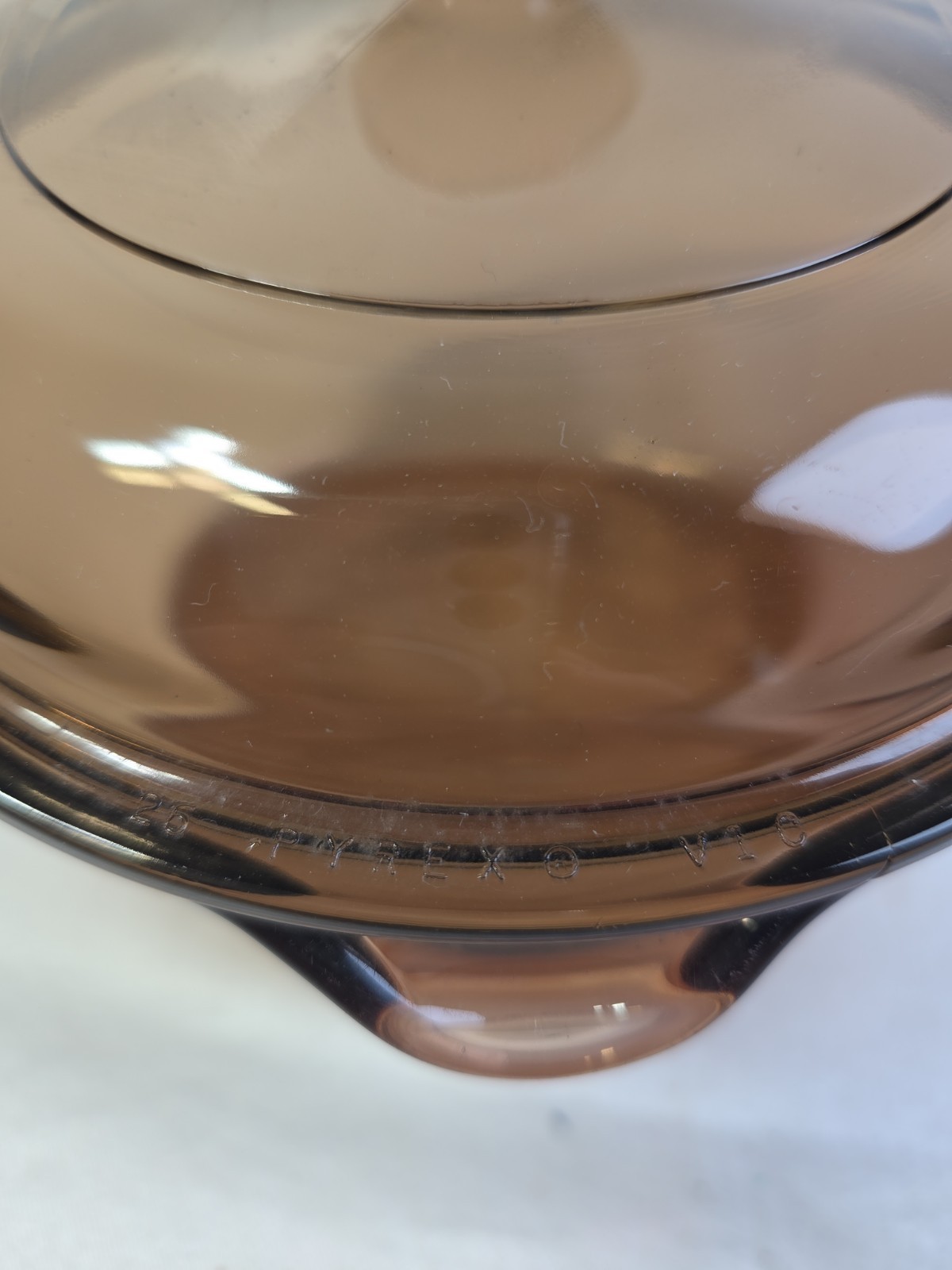 VISIONS Pyrex G.V-1-C Glass Saucepan Brown Transparent With Lid Two-Piece Set