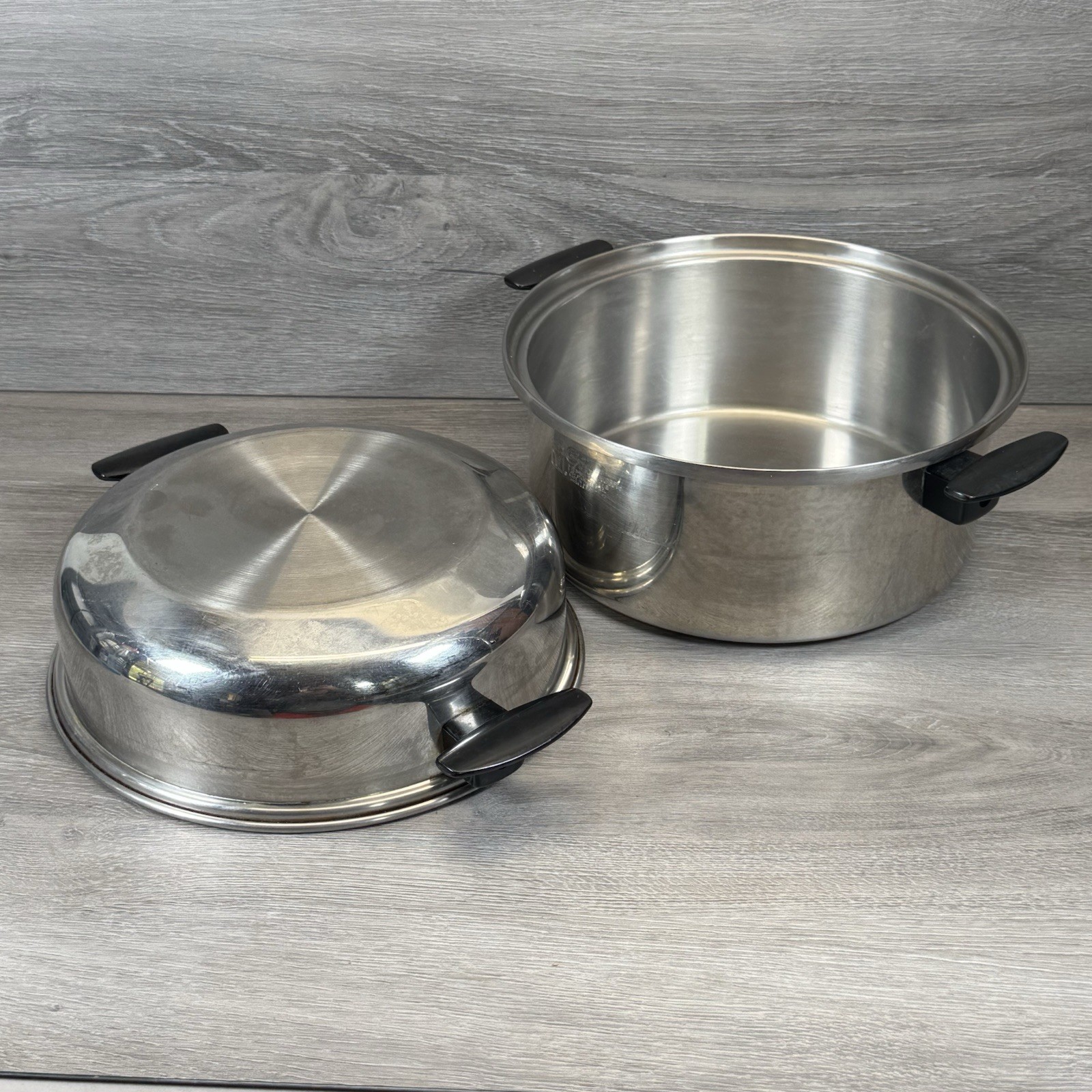 Townecraft Chefs Ware 6.5 Qt 5-PLY T304 Stainless Dutch Oven With Dome Lid
