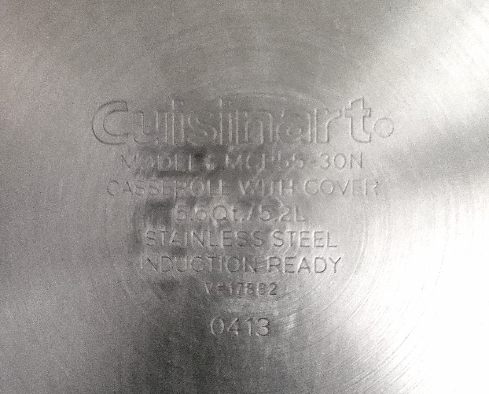 Cuisinart Multiclad Pro 5.5-qt. Casserole Pan MCP55-30N With Cuisinart Dome Lid