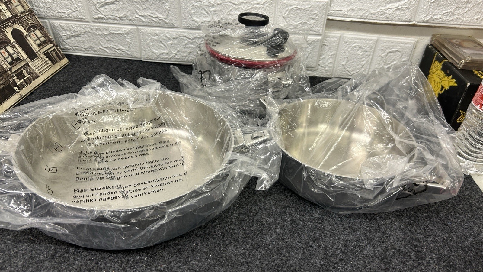 Royal Prestige Innove 4 Piece 2qt Saucepan 8” & 10.5” Skillets New Waterless