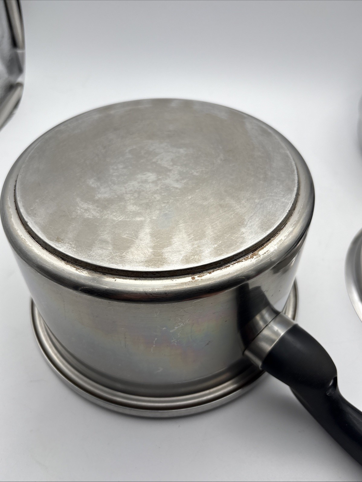 VTG Permanent Multi-Core 5 Ply Stainless Steel 2 qt Saucepan & Steamer Basket