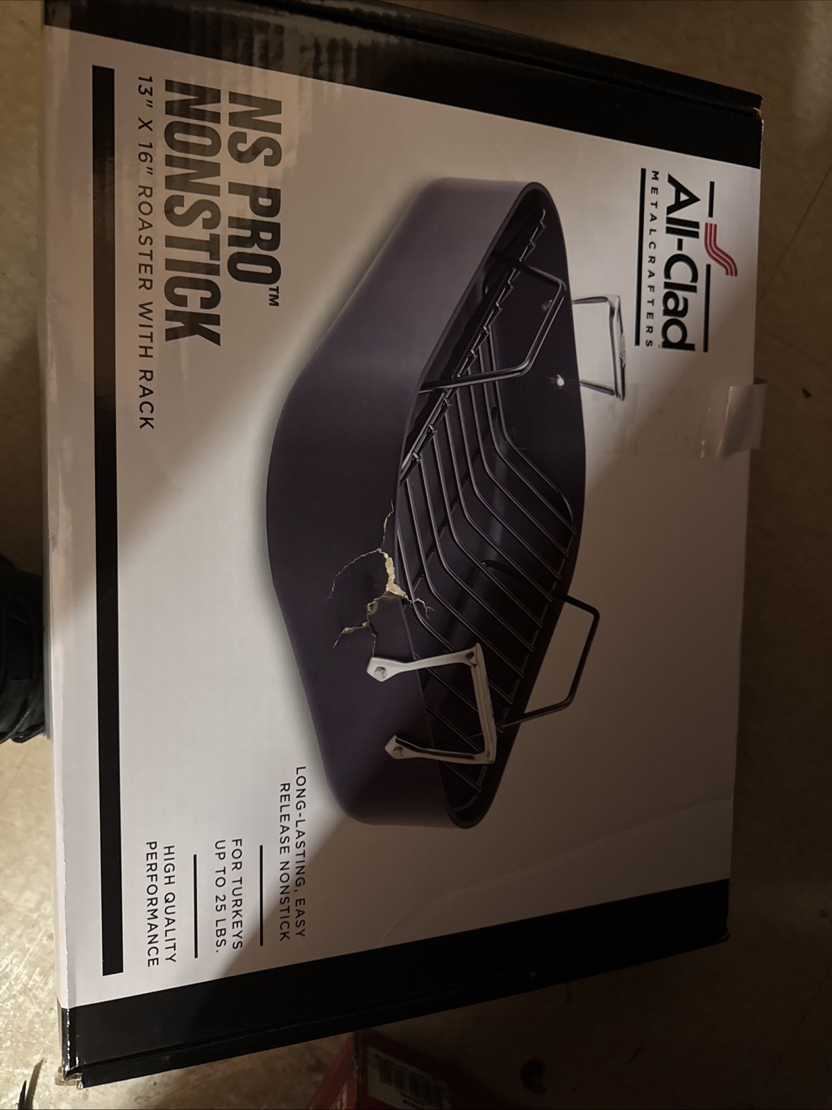 All Clad Nonstick 13 X 16 In Roaster With Rack