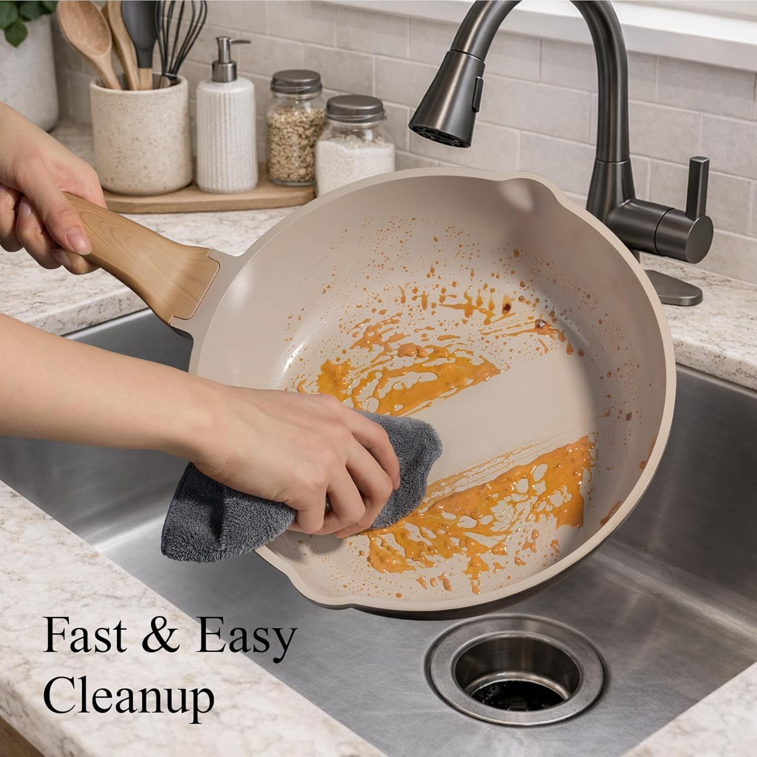 Non-Stick Cookware Set, Induction Ready, 21 Pc