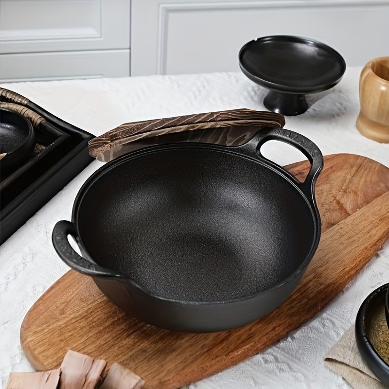 1/2pcs Versatile Pre-Seasoned Cast Iron