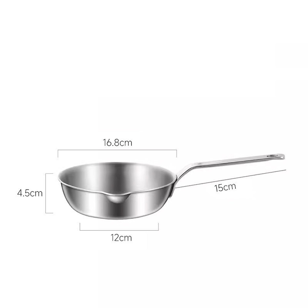 12CM 14CM 16CM Omelet Pan Made from Rust Resistant 316 Stainless Steel