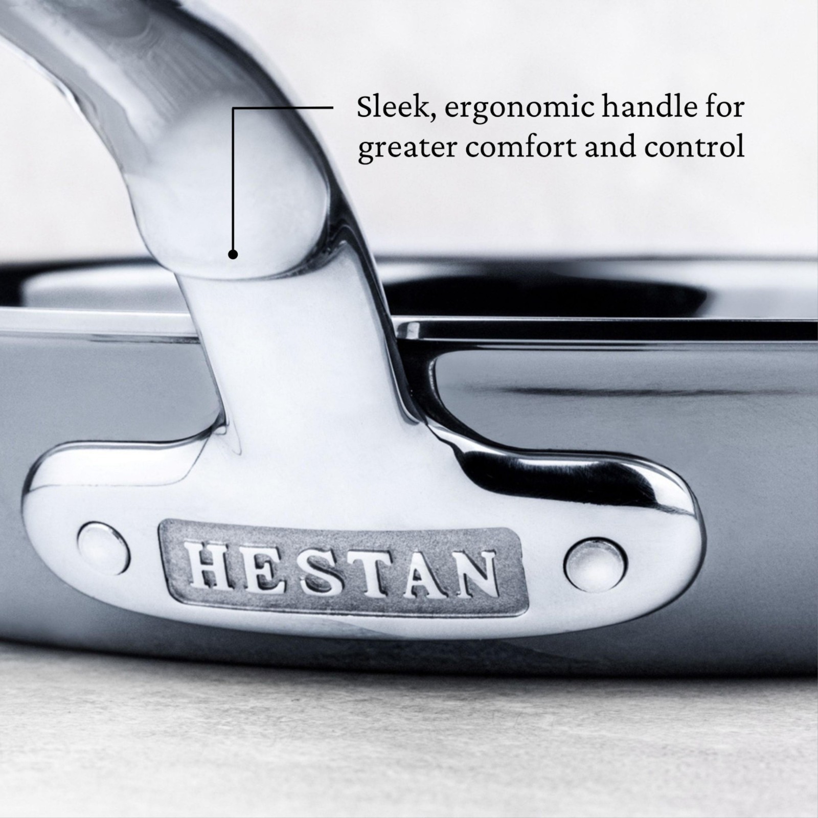 NEW Hestan NanoBond Titanium Stainless Steel Skillet Fry Pan 8.5″ -NO IMPORT FEE